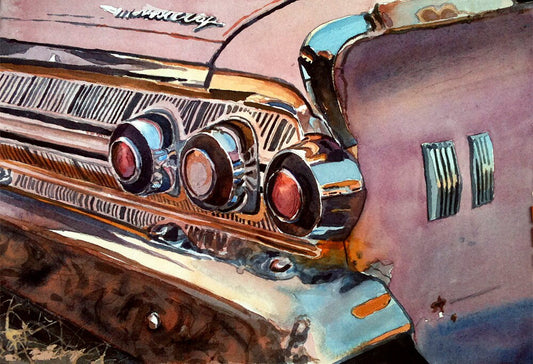 Crazy 'bout a Mercury - 7" x 10" Archival Watercolor Print S/N Ltd. Ed. by Andy Sewell