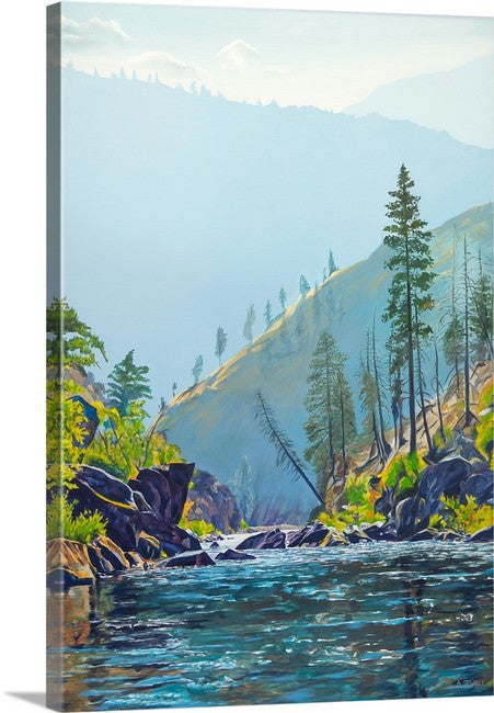 "Middlefork Wonder" - an Original or signed edition art print capturing Idaho's awesome Middlefork  of the Salmon River.