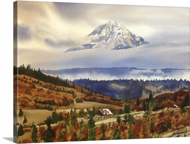 "The Ranch at Mt. Hood" signed edition Giclee Reprod. of a Mt. Hood