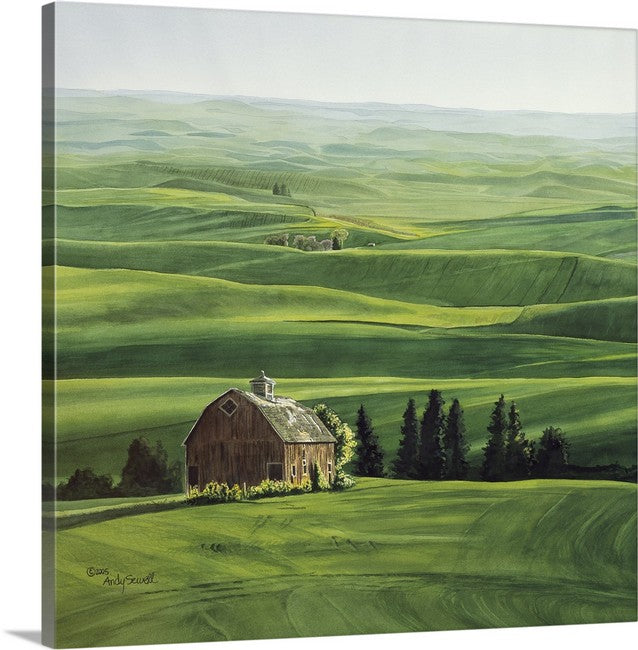 ASC090 "Palouse Country Classic" ceramic coaster