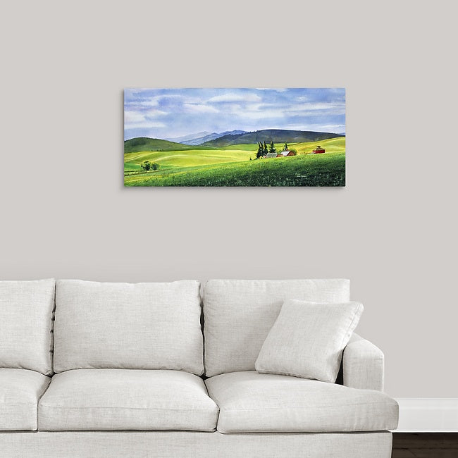 "Palouse Springtime" Springtime on a beautiful palouse landscape with old barn.