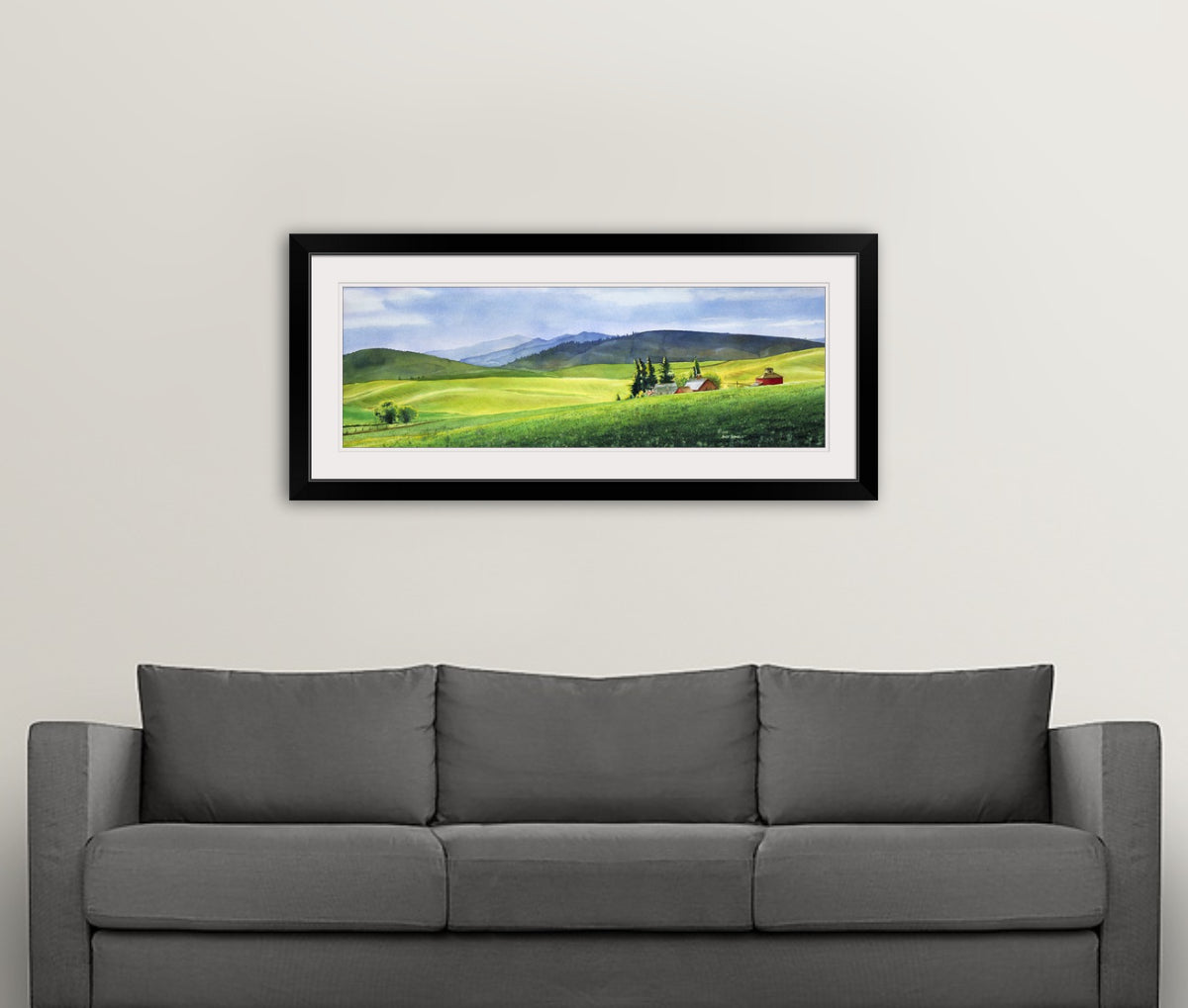 "Palouse Springtime" Springtime on a beautiful palouse landscape with old barn.