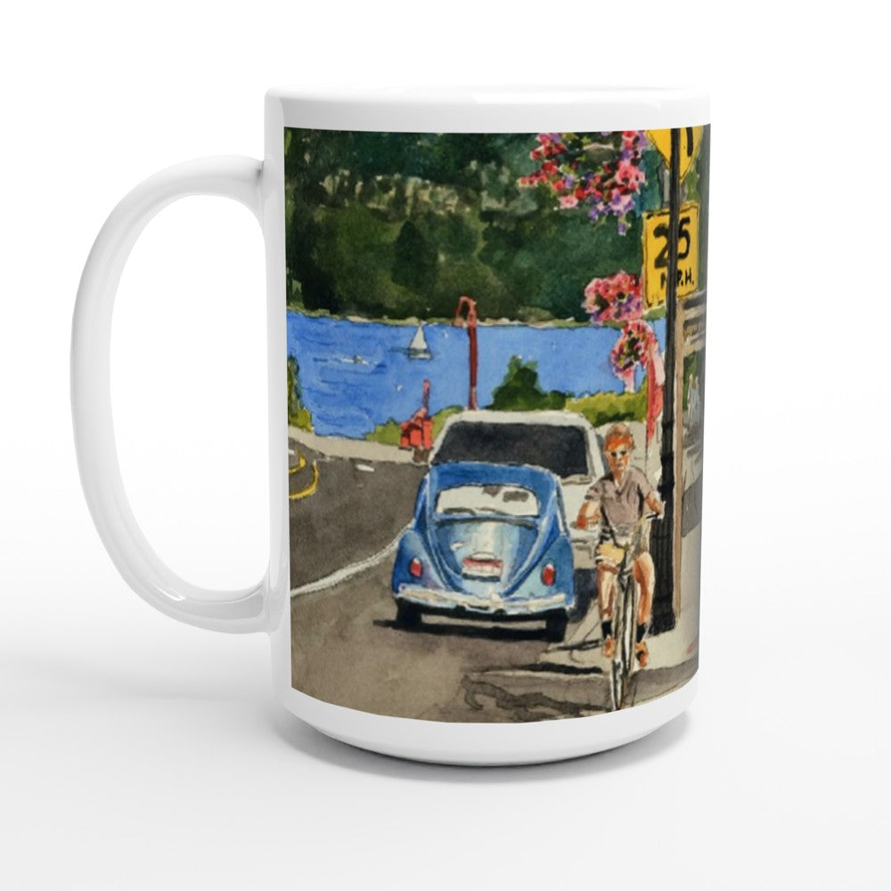 Fine Art Mug "Main St. McCall", McCall Mug, McCall, Idaho Mug, McCall Coffee Mug, Vacation Rental Mug, McCall, ID gift mug