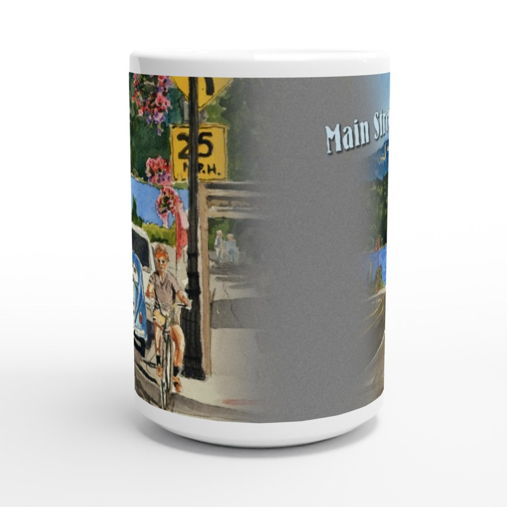 Fine Art Mug "Main St. McCall", McCall Mug, McCall, Idaho Mug, McCall Coffee Mug, Vacation Rental Mug, McCall, ID gift mug