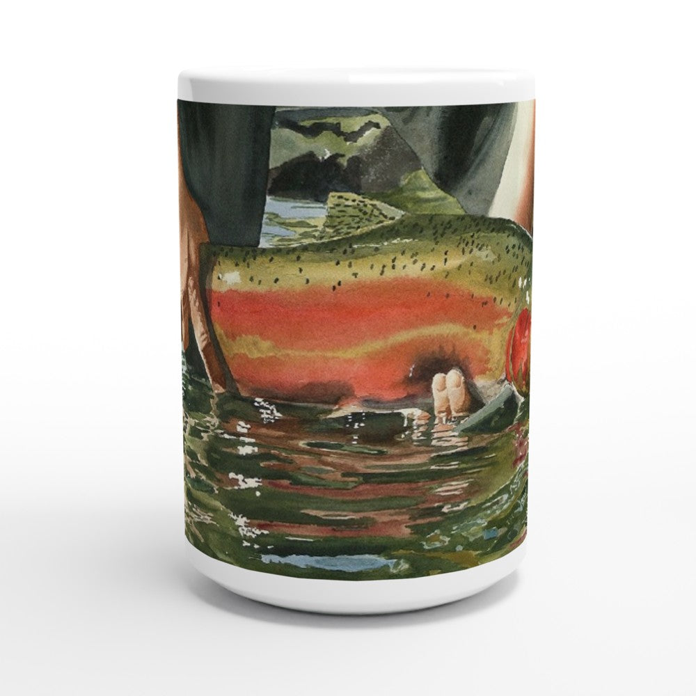 Fine Art Mug "Colors of the River" Steelhead Coffee Mug,