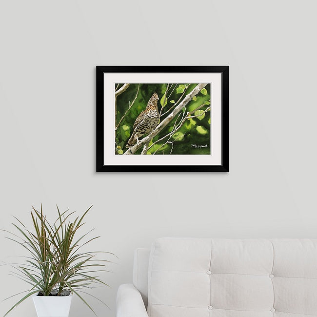 "Ruffed Grouse" - Archival Watercolor Print S/N Ltd. Ed. by Andy Sewell