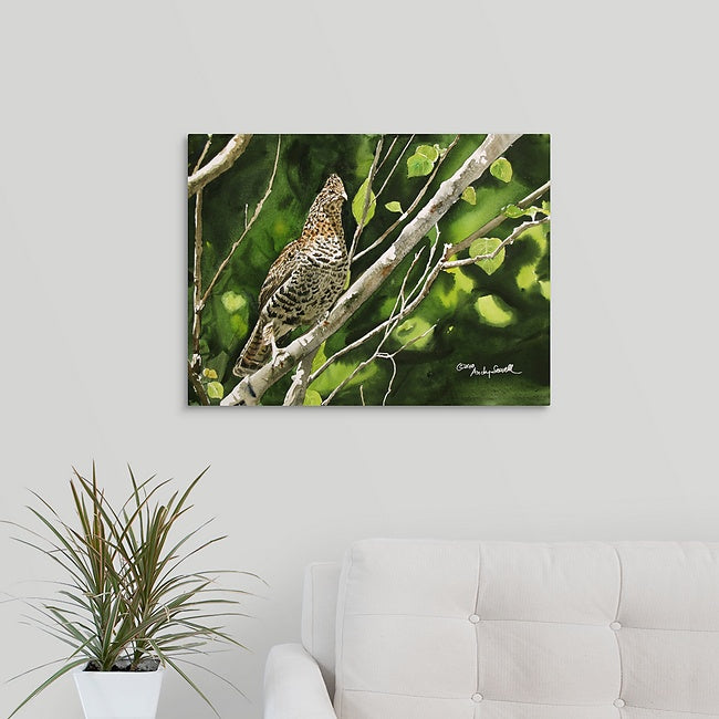 "Ruffed Grouse" - Archival Watercolor Print S/N Ltd. Ed. by Andy Sewell