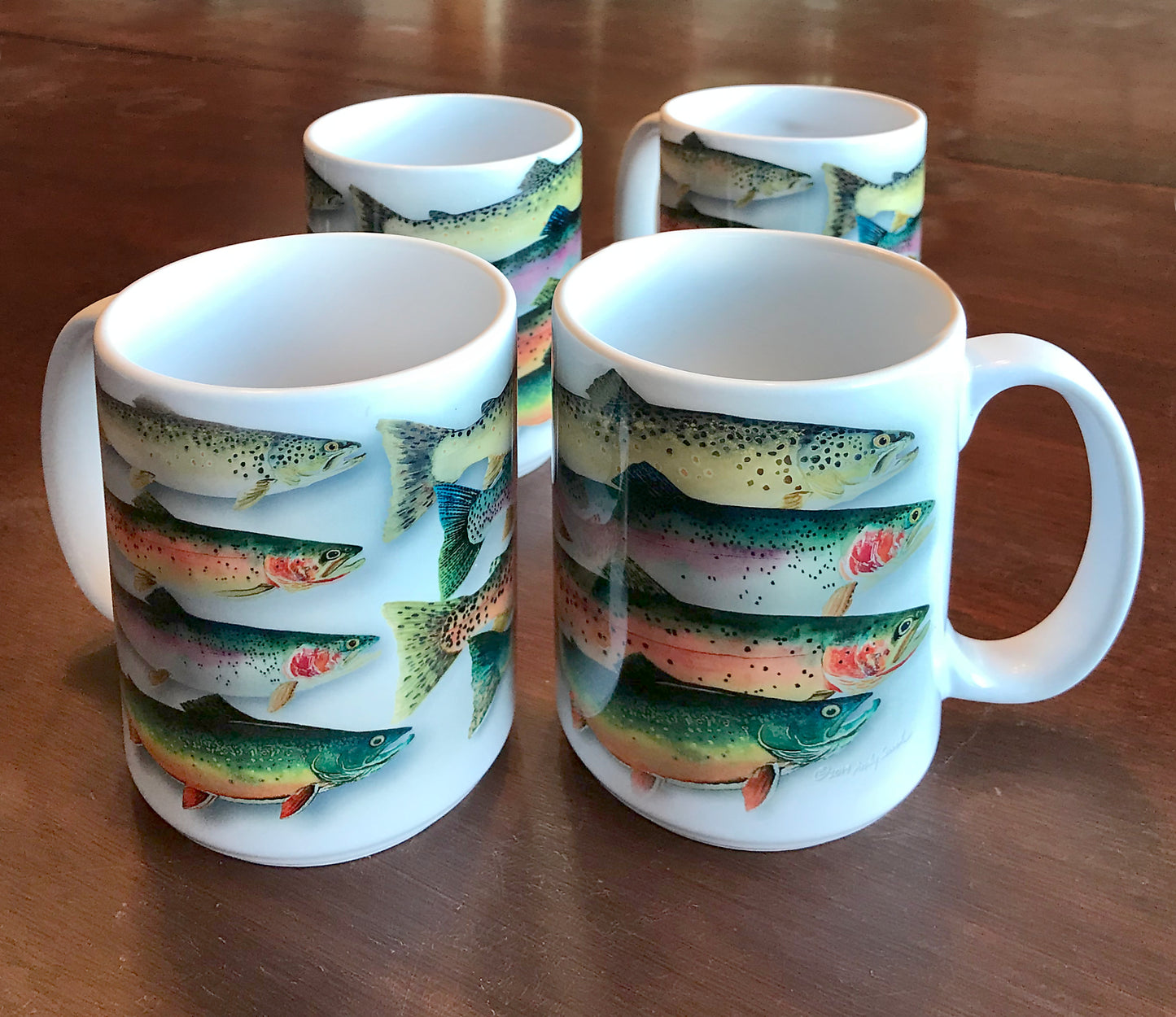 "School Colors" 15 oz. Grand Slam of Trout Coffee Mug or w/coaster