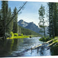 "Stanley Lake Outlet" - a Signed Edition Print of Idaho's fabulous Stanley Lake at the outlet.