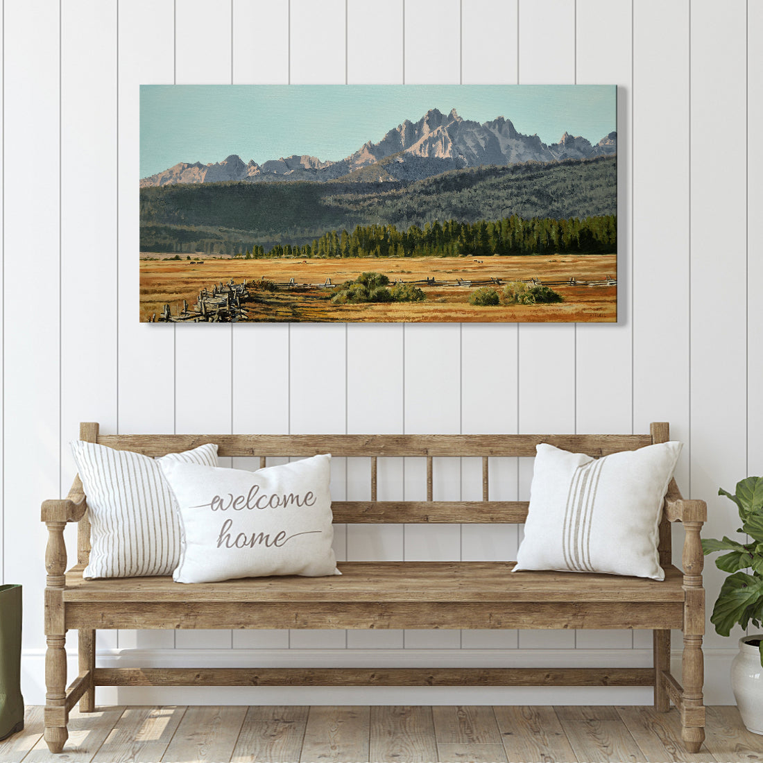 Art Print: Sawtooth Mountains Area