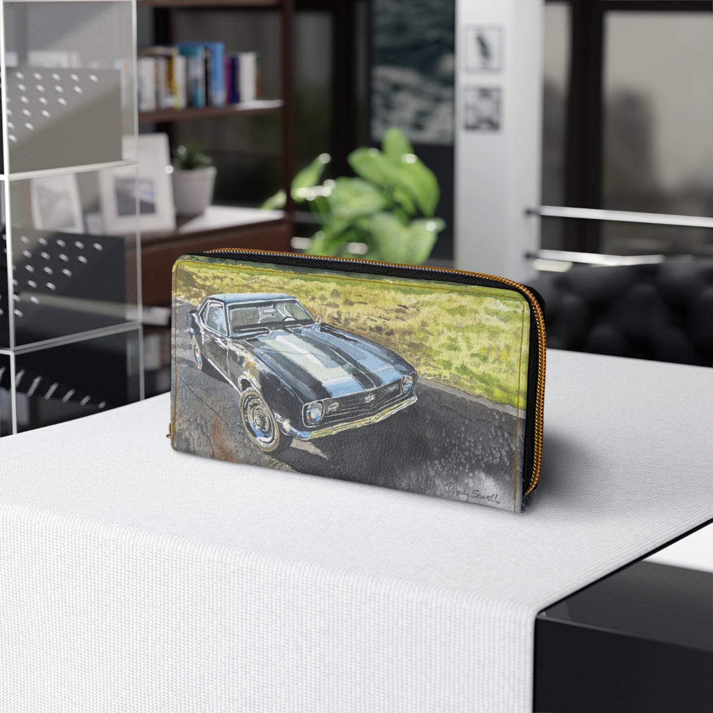 Zipper Wallet - Andy's "'68 Camaros" Painting Series
