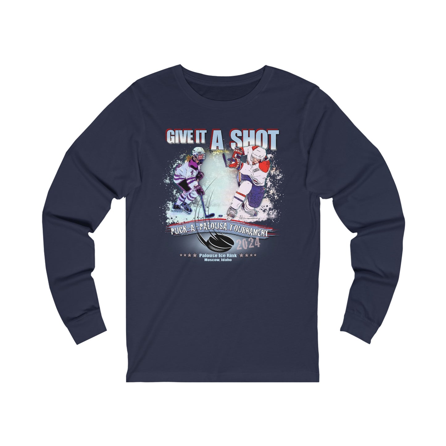 "Puck-a-Palousa 2024" - Unisex Jersey Long Sleeve Tee