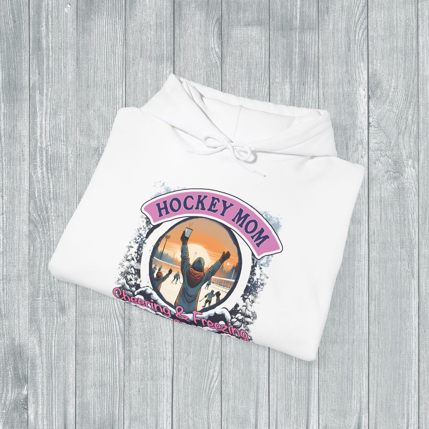 Hockey Mom Hooded Sweatshirt (original design)