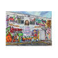 Plush Blanket - Jesus Painting Graffiti with Kids - Truth and Love Design