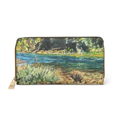 Zipper Wallet - Fly Fishing Paintings