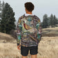 Hoodie - Andy's Pheasant Watercolor Camo Sports Hoodie for Men