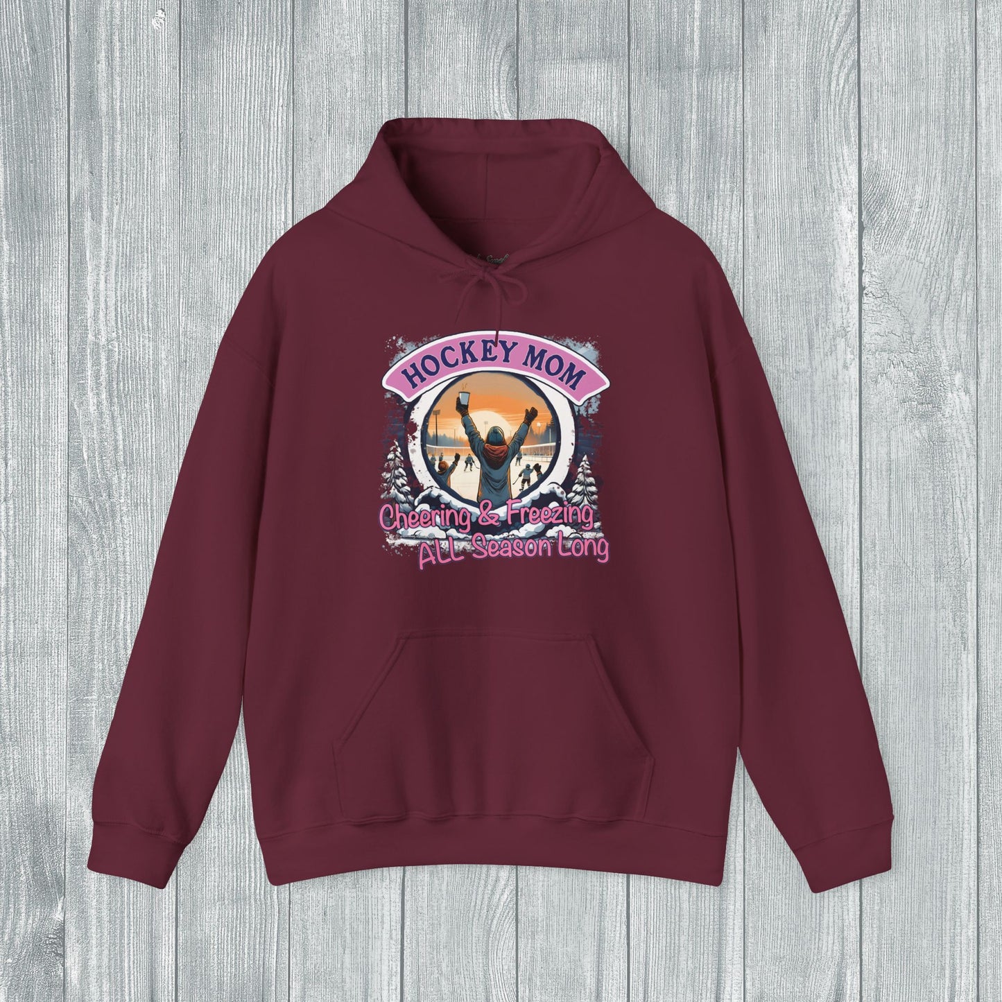 Hockey Mom Hooded Sweatshirt (original design)