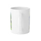 Vintage White Pine Route Ceramic Mug, 11oz - Perfect for Train Lovers