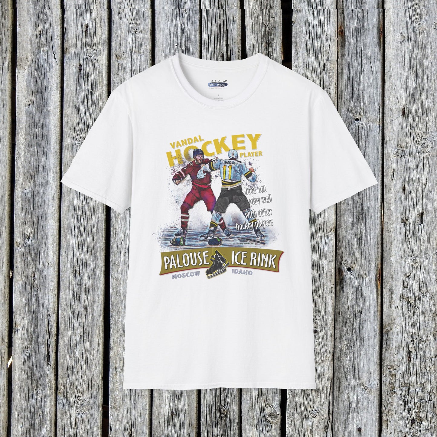 "The Idaho Hockey Player" - Unisex Softstyle T-Shirt