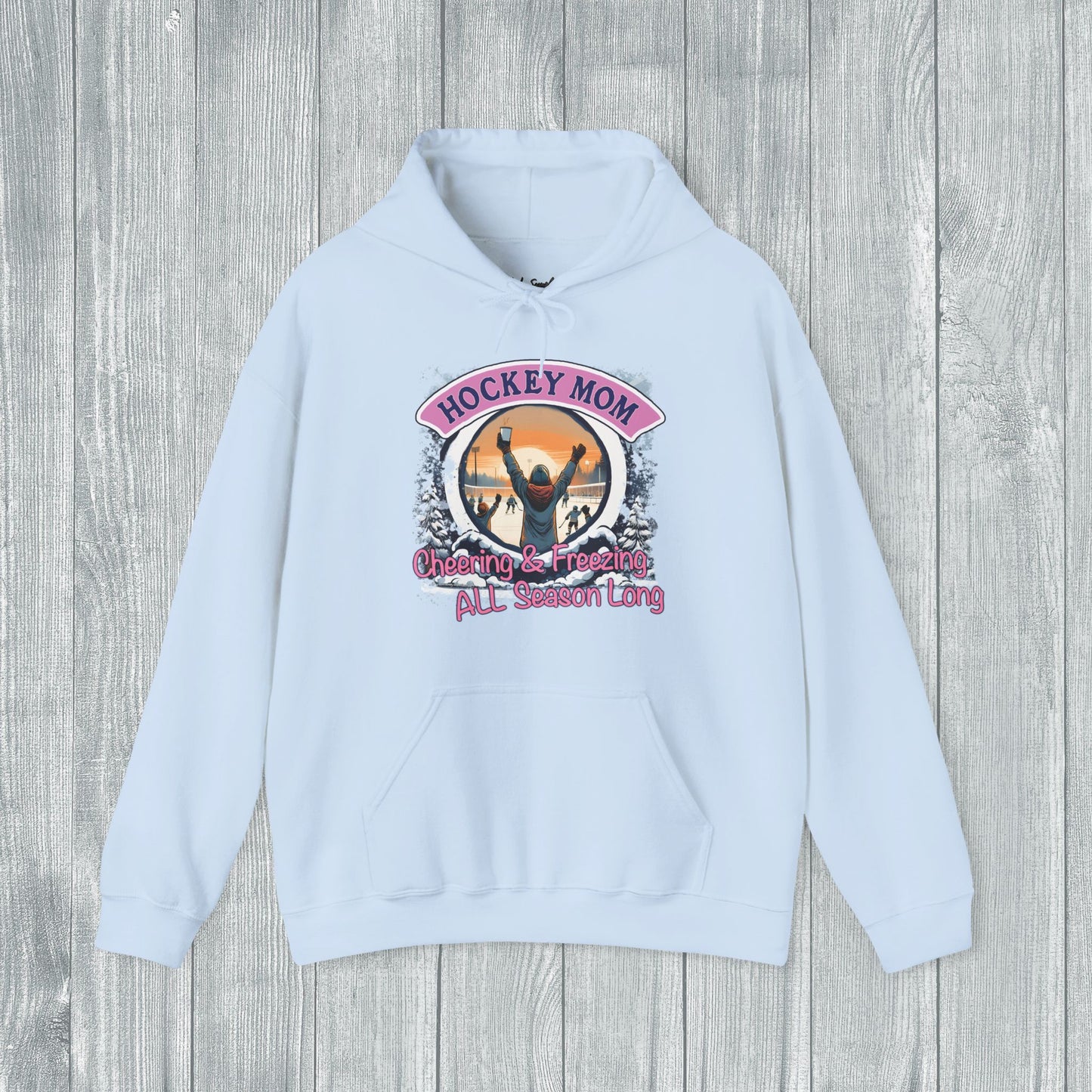 Hockey Mom Hooded Sweatshirt (original design)