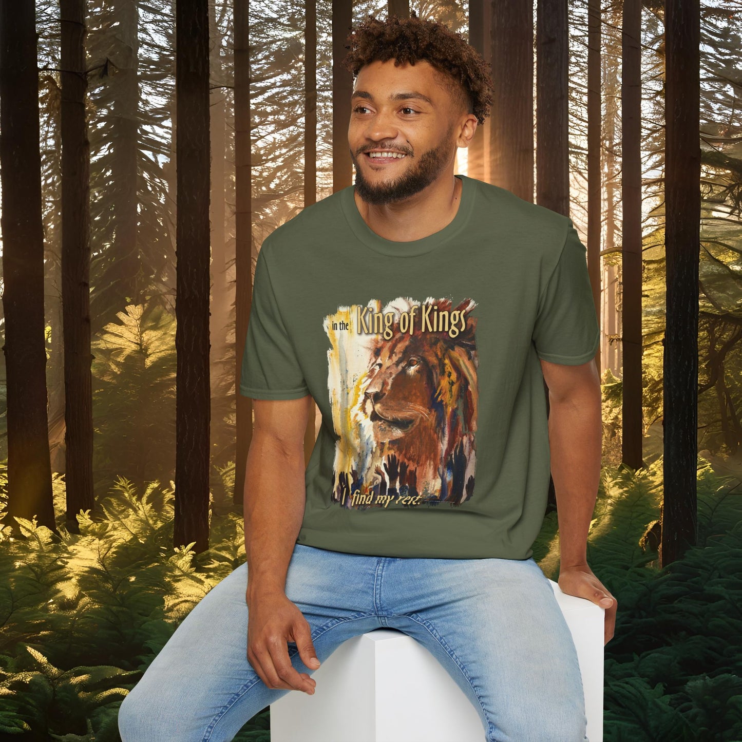 "Gathering unto the King" soft style T-Shirt