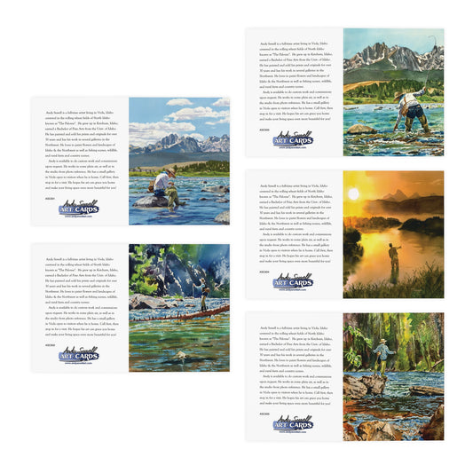 Flyfishing Multi-Design Greeting Cards (5-Pack)