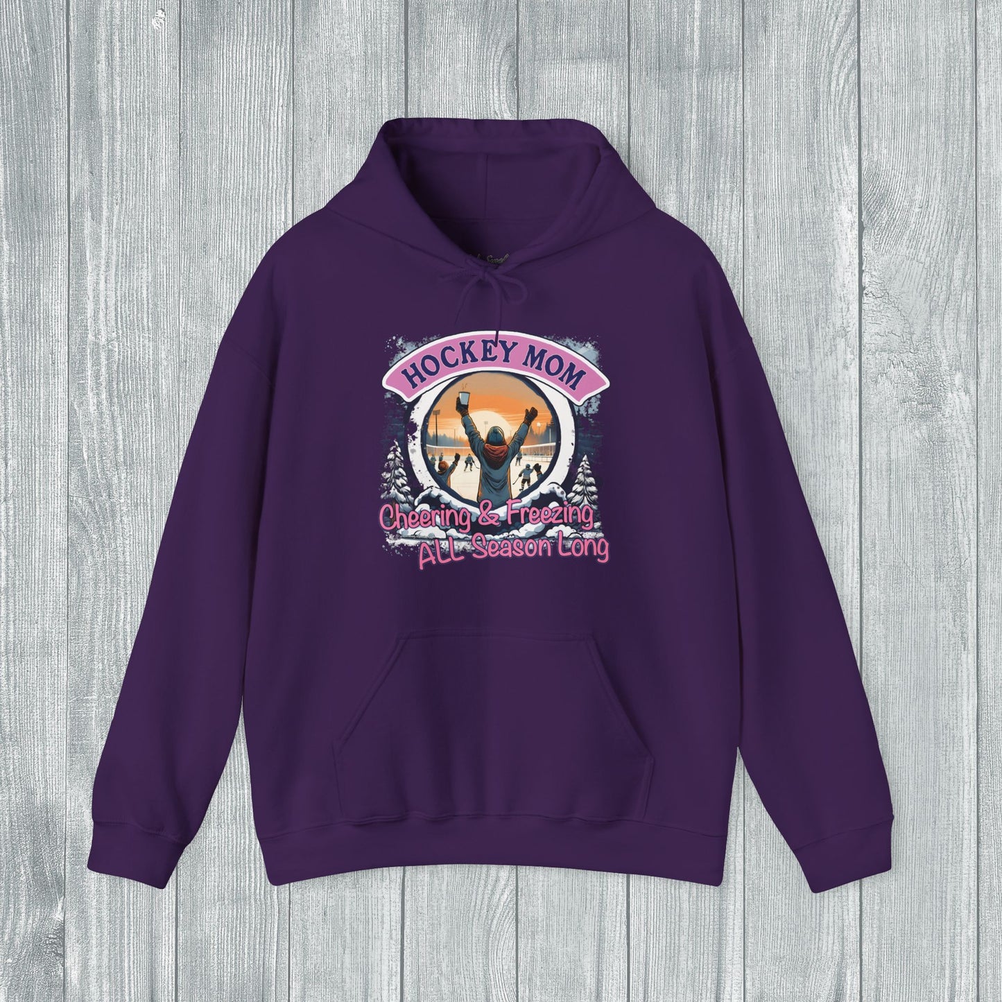 Hockey Mom Hooded Sweatshirt (original design)