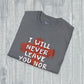 Christian Comfort Unisex T-Shirt - 'I will never leave your nor forsake you'