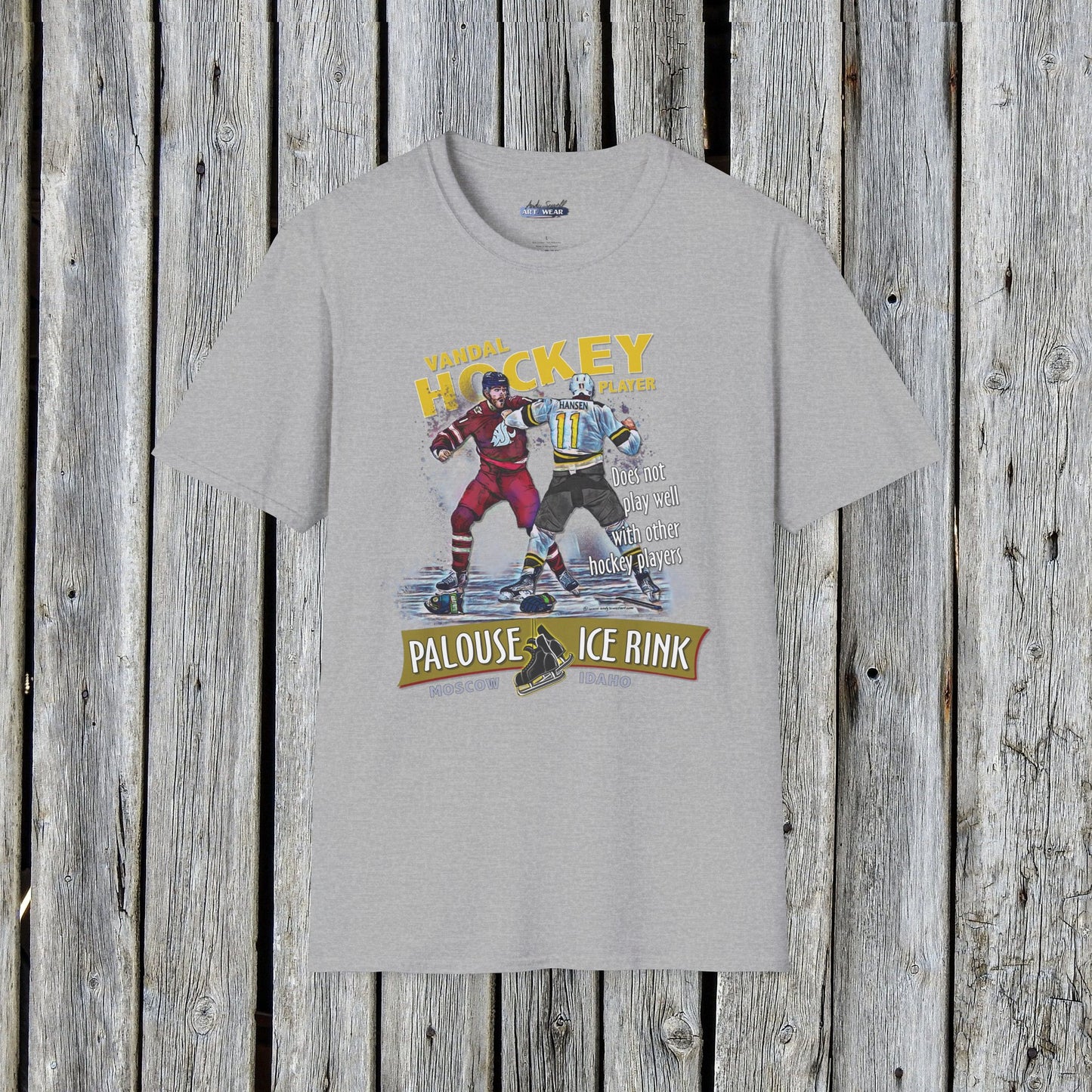 "The Idaho Hockey Player" - Unisex Softstyle T-Shirt