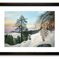 "Winter Bobcat" - 14x22, signed Giclée reprod. from a watercolor