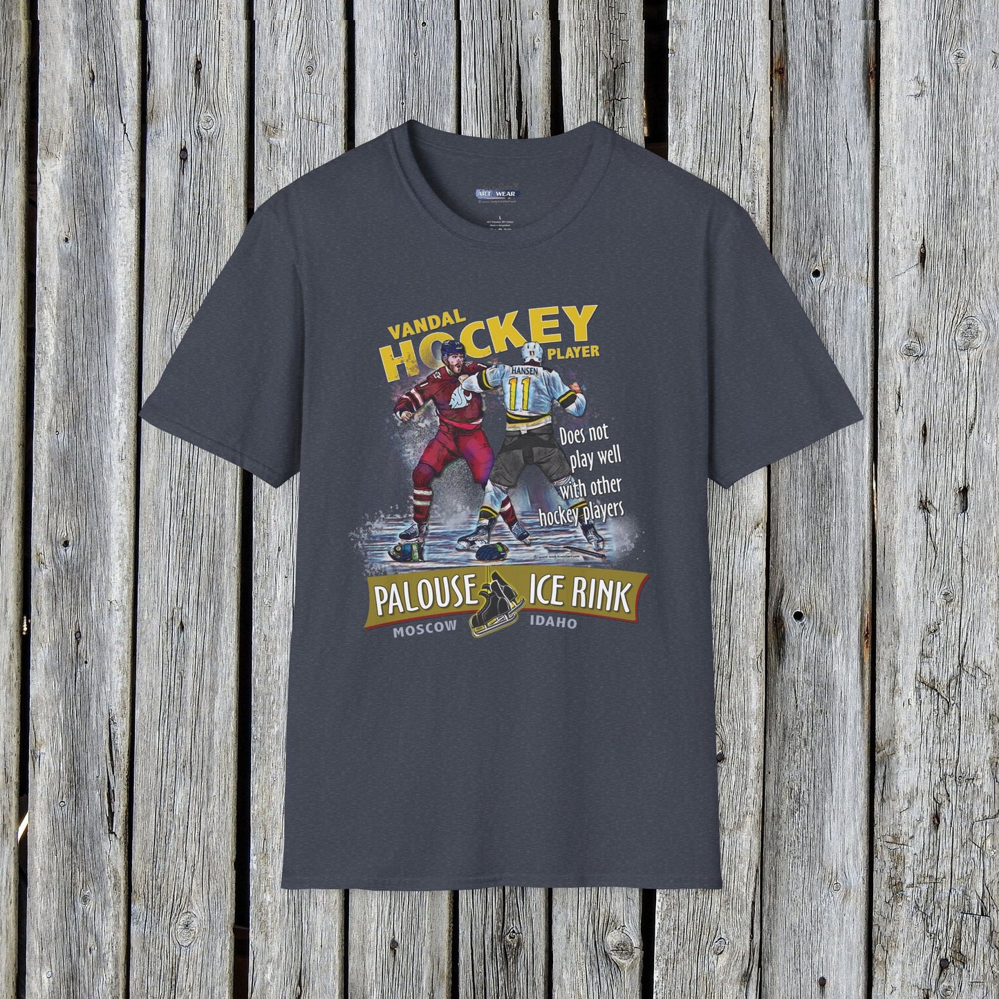 "The Idaho Hockey Player" - Unisex Softstyle T-Shirt