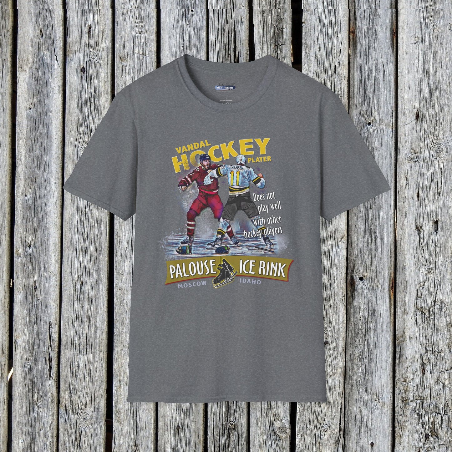 "The Idaho Hockey Player" - Unisex Softstyle T-Shirt