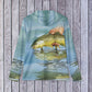 Sports Hoodie Andy's "Slippery When Wet" Brown Trout Watercolor painting