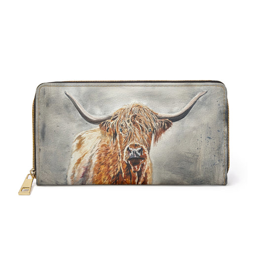 Zipper Wallet - from Andy's "Blondie the Highlander" painting