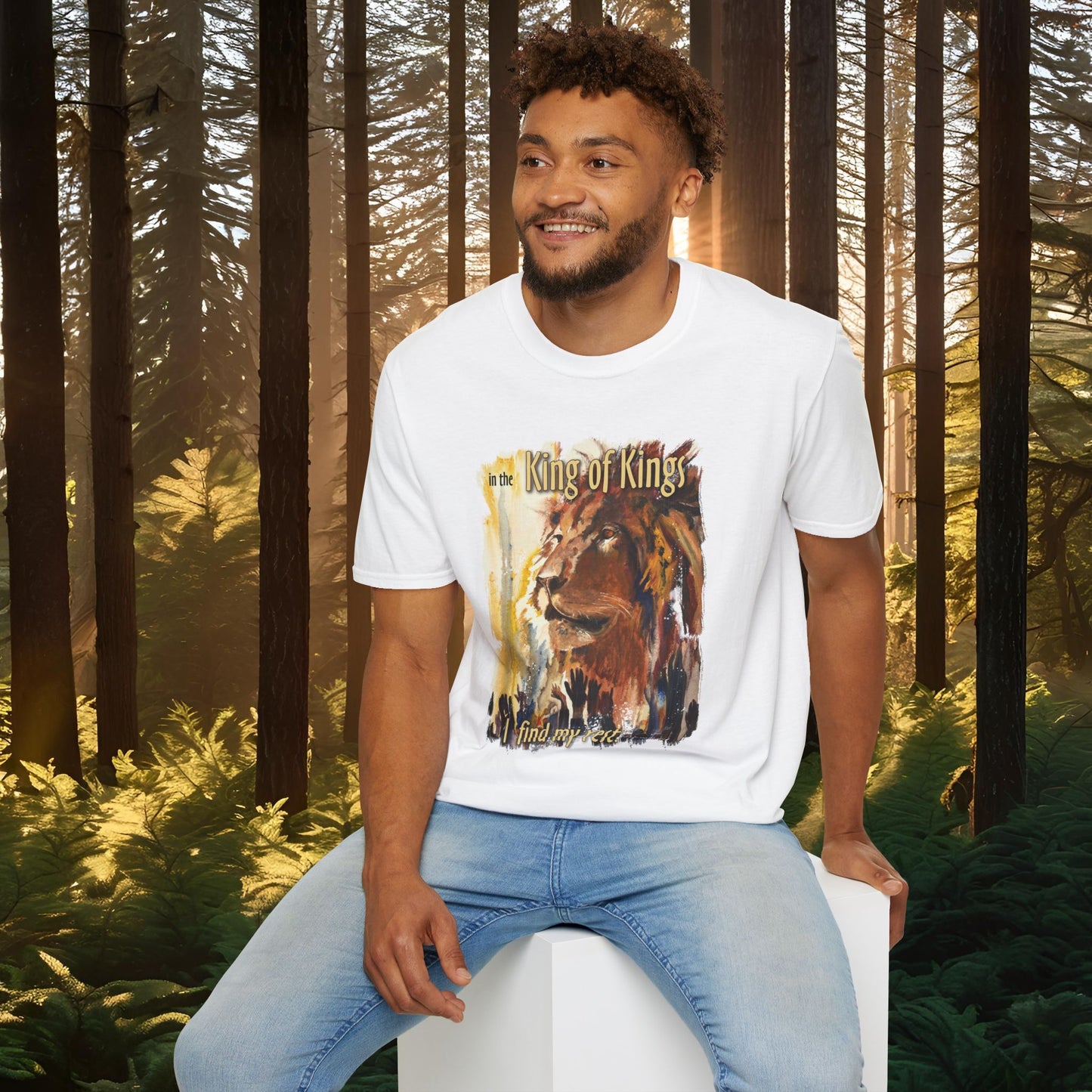 "Gathering unto the King" soft style T-Shirt