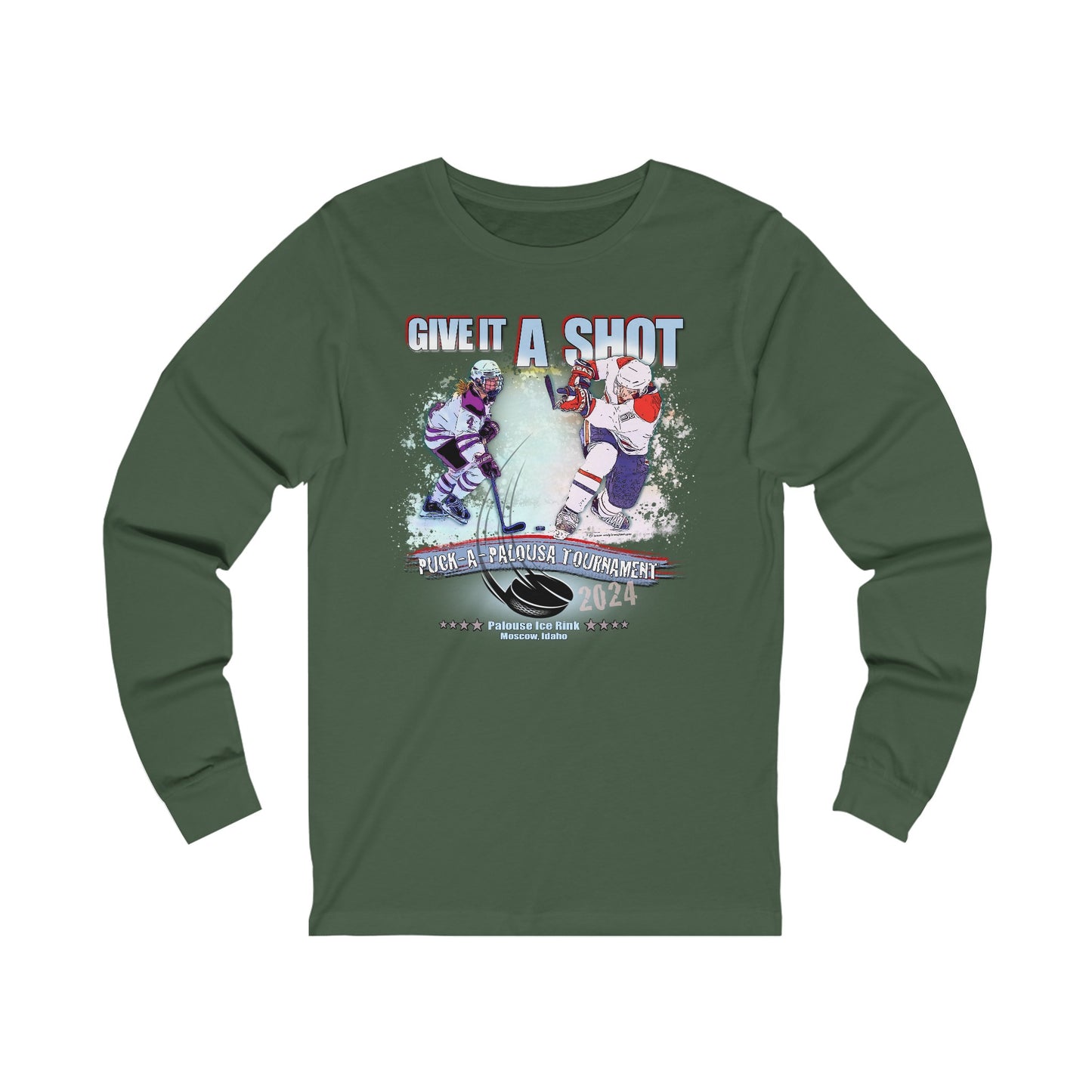 "Puck-a-Palousa 2024" - Unisex Jersey Long Sleeve Tee