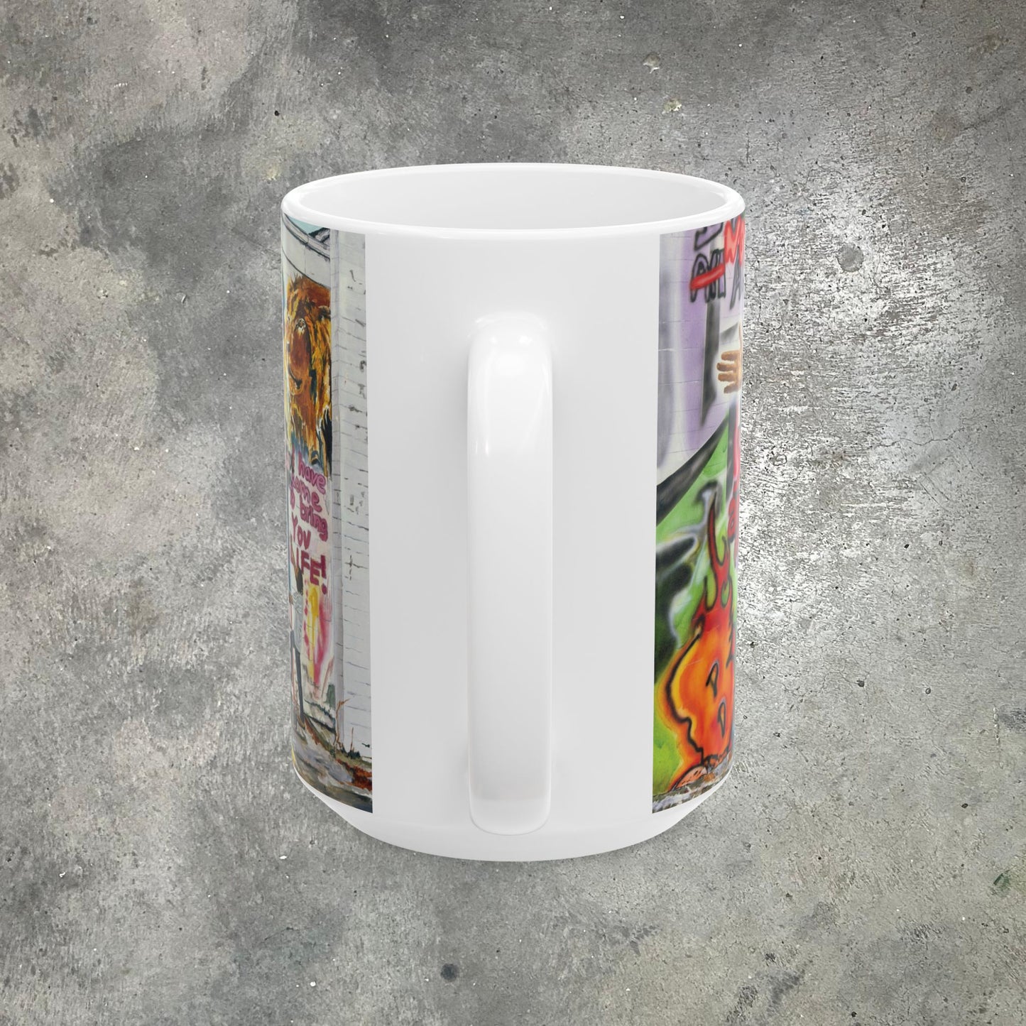 Inspirational Jesus Graffiti Mug (15 oz)