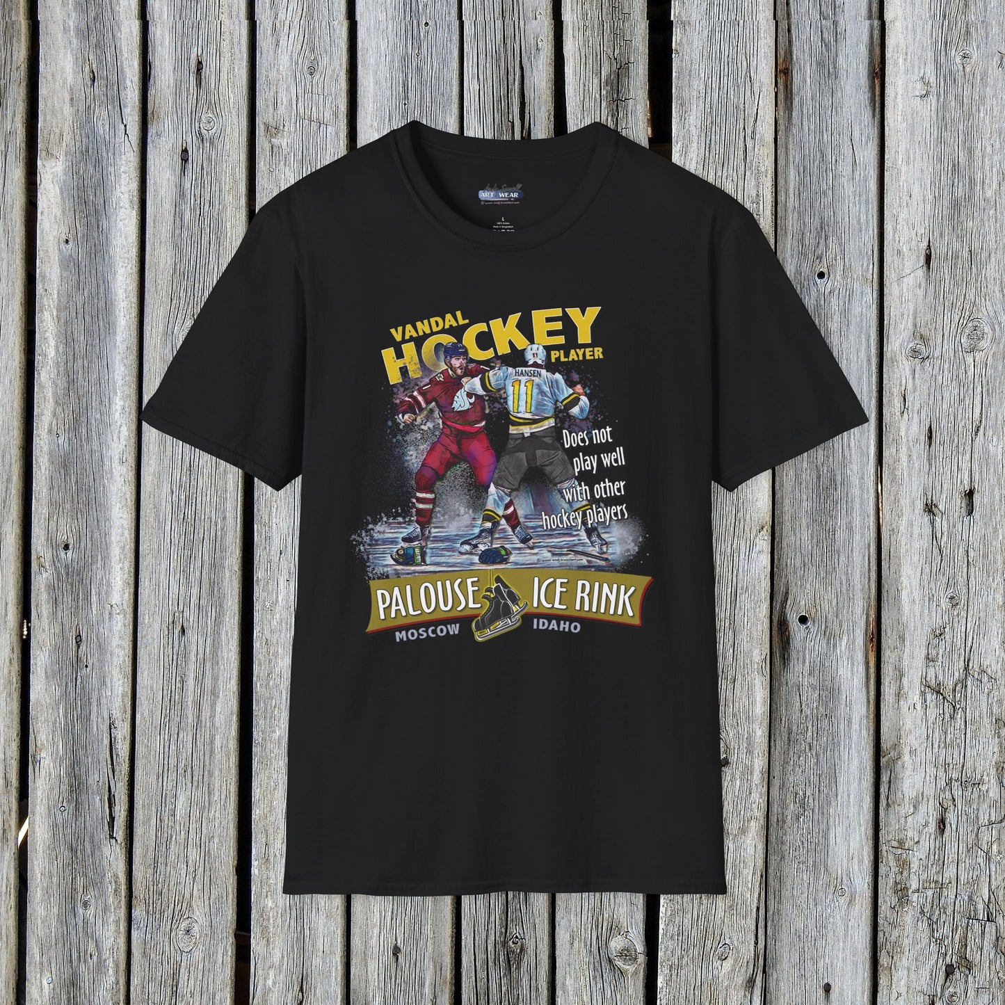 "The Idaho Hockey Player" - Unisex Softstyle T-Shirt