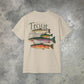 "Catch and Release Trout" on an Ultra Cotton Tee (printing on front & back)