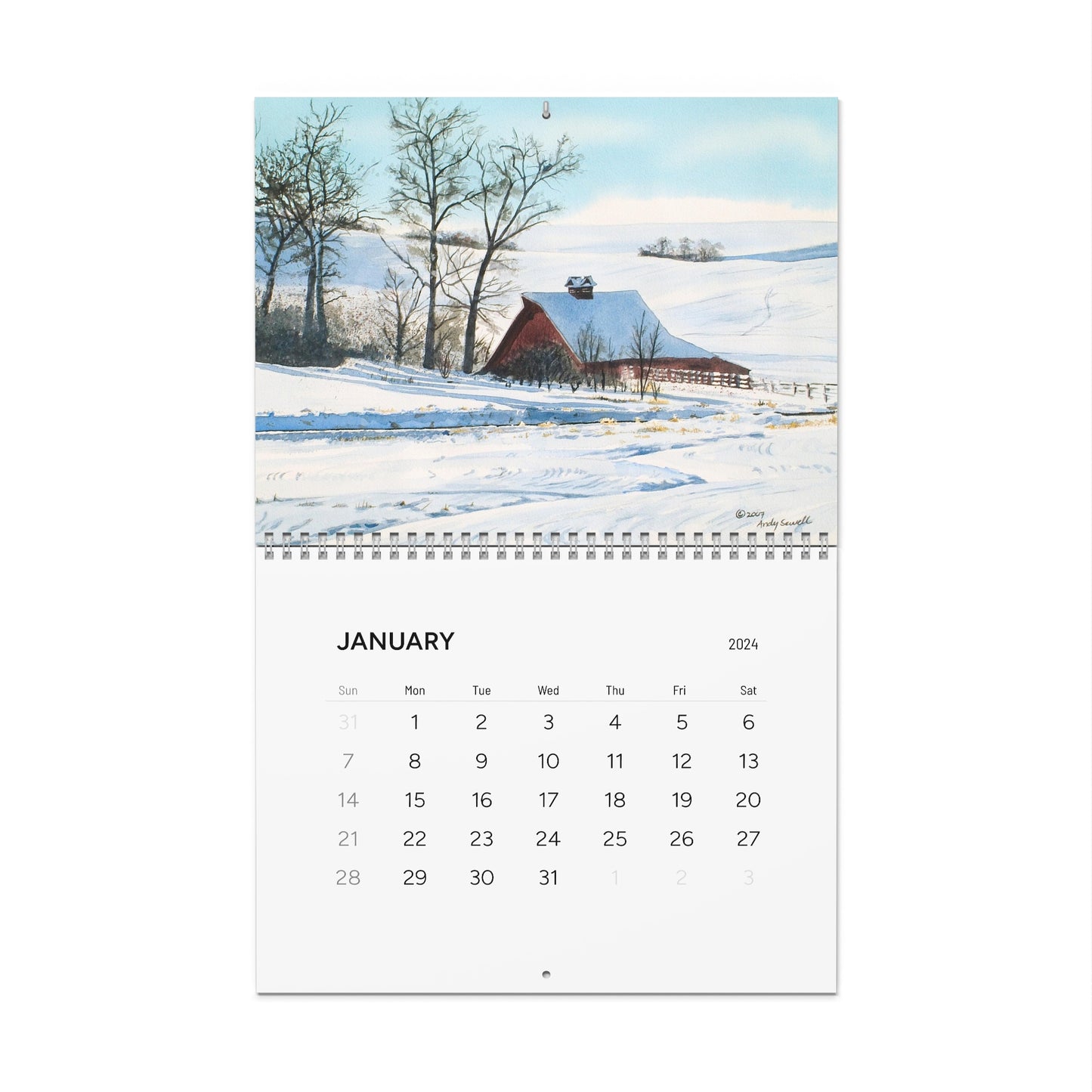 Andy Sewell Fine Art Wall Calendars (2024)