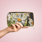 Zipper Wallet - Andy's "Daisies" watercolor paintings