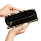 Zipper Wallet - from Andy's "Splashy Trout" watercolor paintings