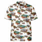 "Splashy Trout Grand Slam" Short Sleeve Button-Down Shirt