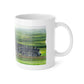 Vintage White Pine Route Ceramic Mug, 11oz - Perfect for Train Lovers