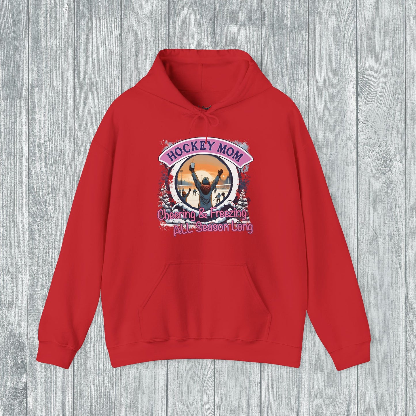 Hockey Mom Hooded Sweatshirt (original design)