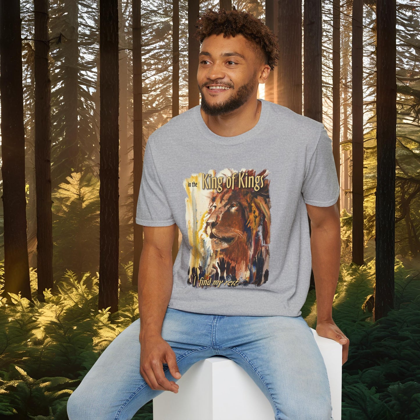 "Gathering unto the King" soft style T-Shirt