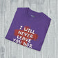 Christian Comfort Unisex T-Shirt - 'I will never leave your nor forsake you'