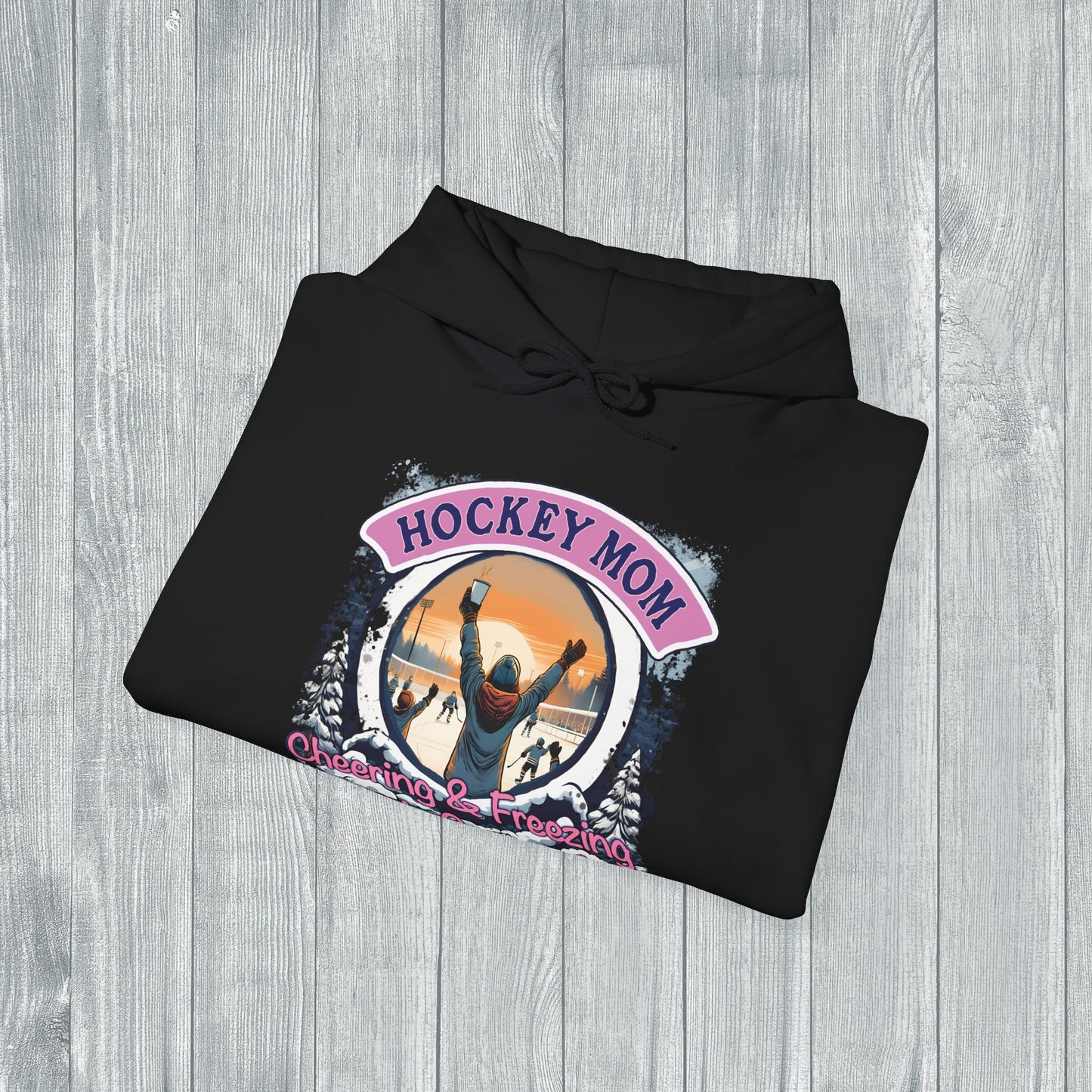 Hockey Mom Hooded Sweatshirt (original design)