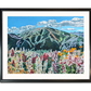 "Sun Valley Summer Color" - 48"x30" signed & inspected Giclée of Sun Valley's Bald Mtn. in Summer w/wildflowers