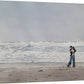 "Beach Hugs"  Watercolor 12x16 signed edition Giclee Reprod. of Hugs at the Beach.